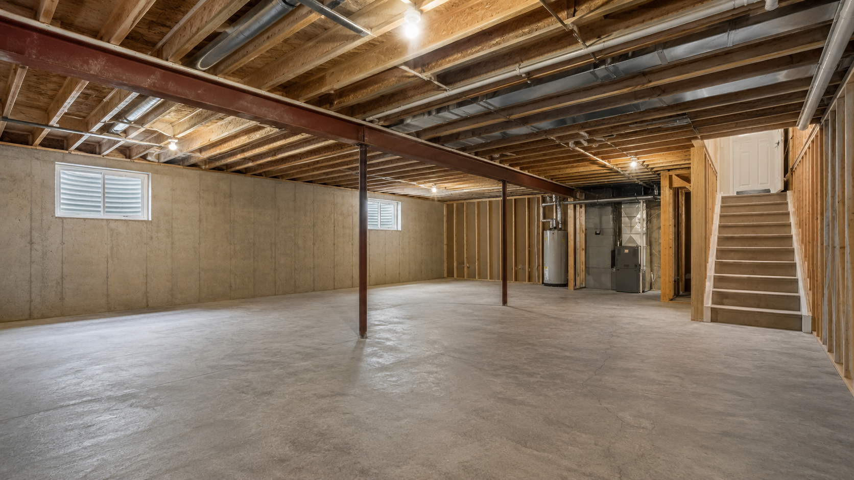 Basement before