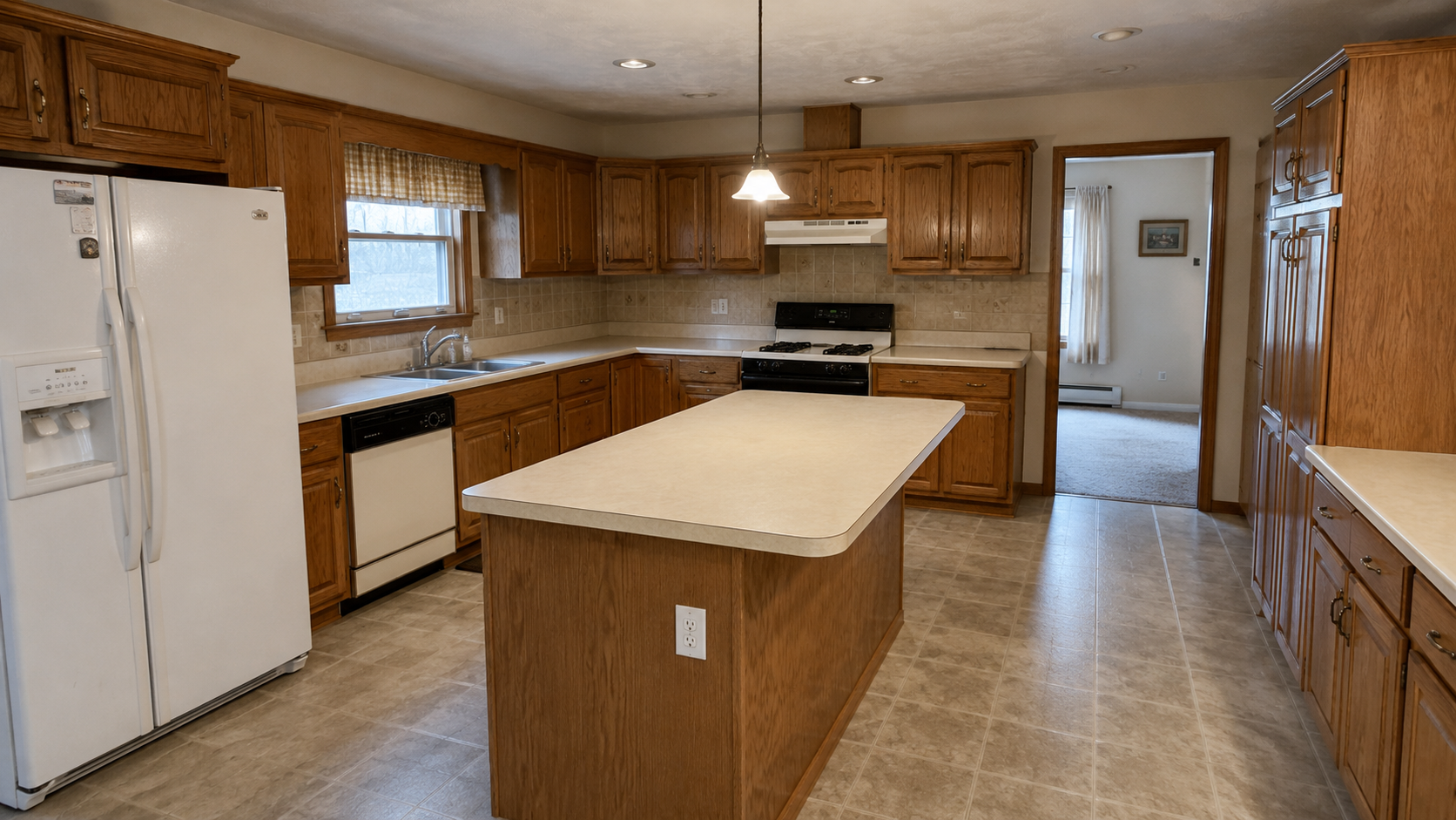 Kitchen before